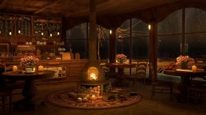 A Cozy Night in Cozy Coffee Shop - Relaxing Jazz Background Music to Relax/Study to