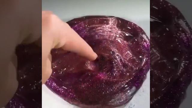 Какой суперский слайм с блёстками 😊 Очень красивый слайм☺️!Я просто обожаю слаймы 😚 смотреть онлайн
