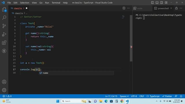 Setter and Getter Function | Mastering TypeScript Getters and Setters
