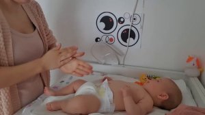 Как я делаю массаж ребенку 1-3 месяца/ Гимнастика для малышей