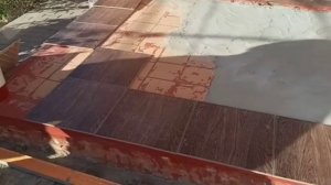 Облицовка плиткой порога со ступеньками/???