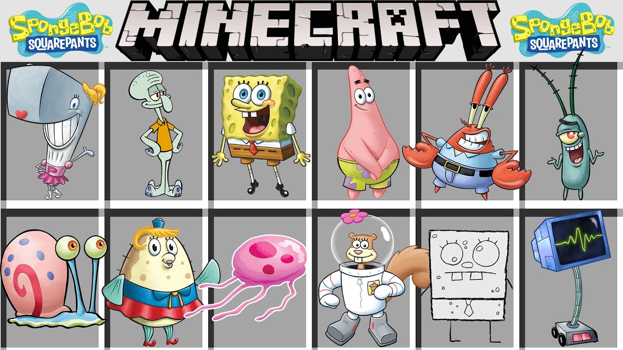 Мод на ГУБКУ БОБА в МАЙНКРАФТ ! MOD Spongebob addon in MINECRAFT PE