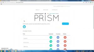 Инструкция по работе с сервисом Prism