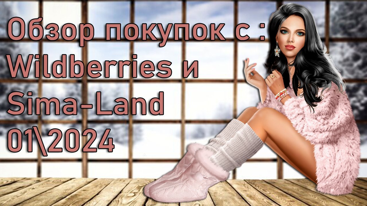 Обзор покупок с: Wildberries и Sima-land 01\2024