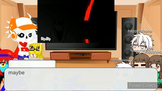 Undertale and Happytale react to (VHS sans)End me смотреть онлайн