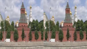 3D. Блиц круиз по Москве реке / Blitz cruisealong the Moscow River