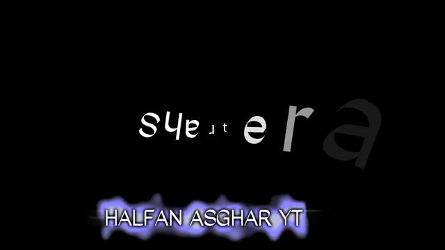 Balochi Black Screen Status| Asumi Baloch| Cher Madey Keh Dosti Pah Zore Nahen| @halfan_asghar