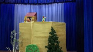 Кукольный спектакль "Лубяная избушка".