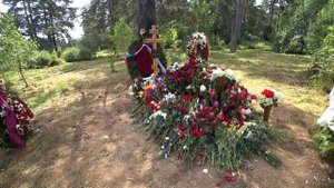 МОГИЛА ПЕТРА МАМОНОВА НА ВЕРЕЙСКОМ КЛАДБИЩЕ!  3 ДНЯ ПОСЛЕ ПОХОРОН!