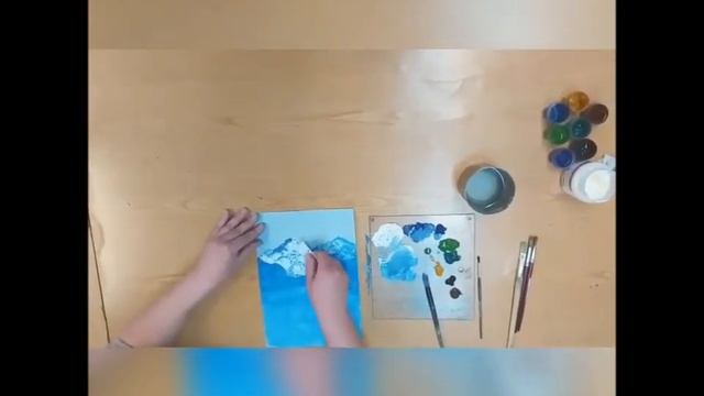 Мастер-класс "Горный пейзаж" смотреть онлайн