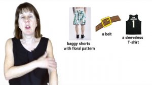 Talking about clothes in English - Vocabulary lesson