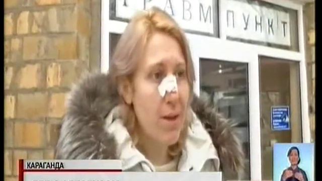 В Караганде опрокинулся маршрутный автобус смотреть онлайн