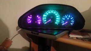 RGB Настраиваемая подсветка приборной панели MB W202