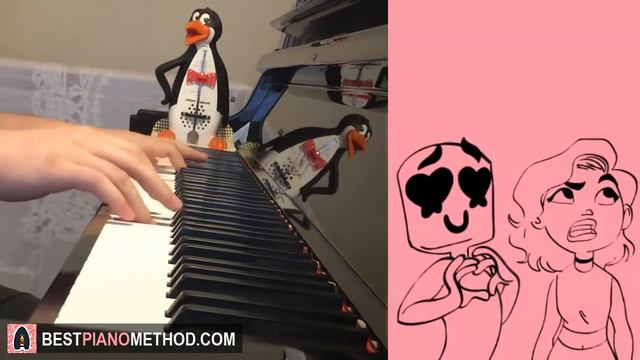 Marshmello & Anne-Marie - FRIENDS (Piano Cover by Amosdoll) смотреть онлайн