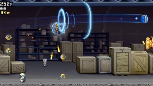 Jetpack Joyride 267,355m run смотреть онлайн