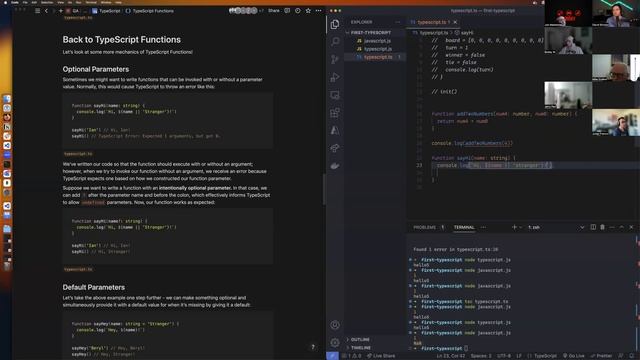TypeScript Functions