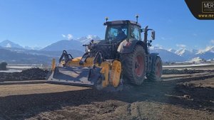 Применение финских фрез MeriRoad  на грунтовых дорогах. Стабилизация почвы