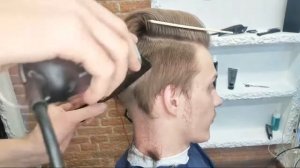 Стригу клиента который хочет отрастить Top Knot // Как поступить если хочешь отрастить пучок?