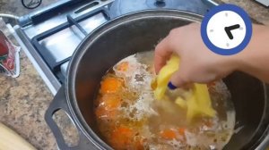 Утиный суп. Вкуснейший супчик за 40  минут. Просто и быстро. Пальчики оближешь 100%.