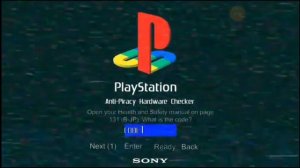 PlayStation 1 Anti-piracy screen (Text-to-speech)