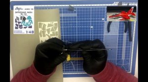 Использование готовых окрасочных масок на примере фонаря от модели Як-130 (Звезда) 1/48