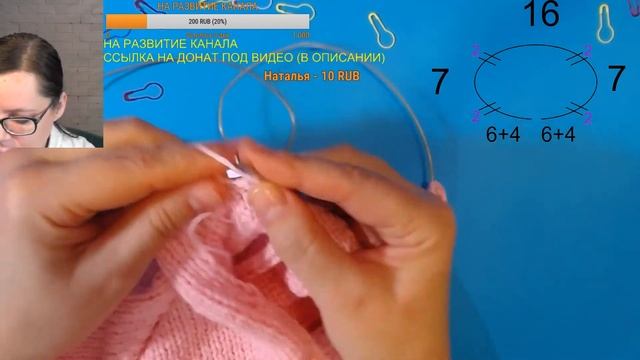 Свитер реглан сверху Детский свитер с капюшоном 11 ч Вяжем капюшон Вязание Прямые трансляции