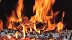 Атмосферное видео костра