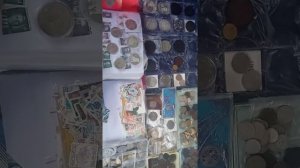 Покупка серебряных монет на барахолке