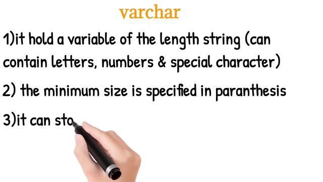 Datatypes in SQL | Database management System|| CHAR, VARCHAR and TEXT Data Type in SQL (Hindi)