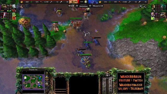 МОЩНЫЙ РАЗМЕН БАЗ! Moon (NE) vs Lyn (ORC) [Warcraft 3 Reforged] смотреть онлайн