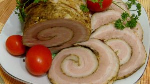 МЯСНОЙ РУЛЕТ В АЭРОГРИЛЕ