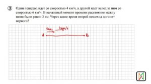Текстовые задачи на движение в попутном направлении 6 класс