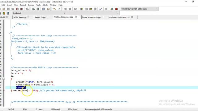 C Programming Do While Loop #cprogramming #clanguage #dowhileloop #break #continue #cforbeginners