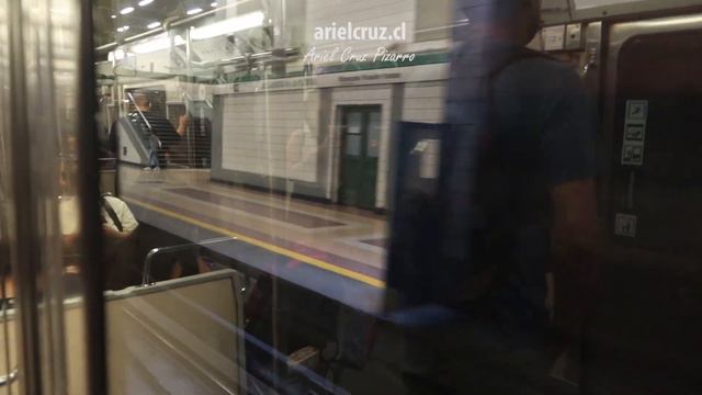 Viaje Metro de Santiago en tren Alsthom NS74 3020 (Overhaul) смотреть онлайн