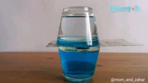 Опыты.  Глицерин и красители.