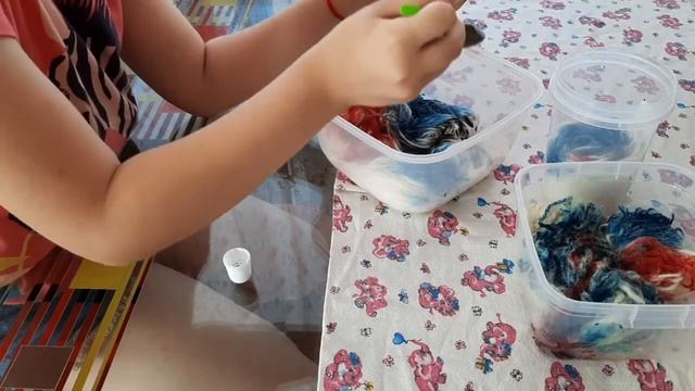 Как покрасить пряжу? #Алла_Вяжет смотреть онлайн