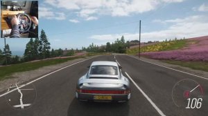 Porsche 959 1987 on Forza Horizon 4 PC Steering wheel gameplay free roam