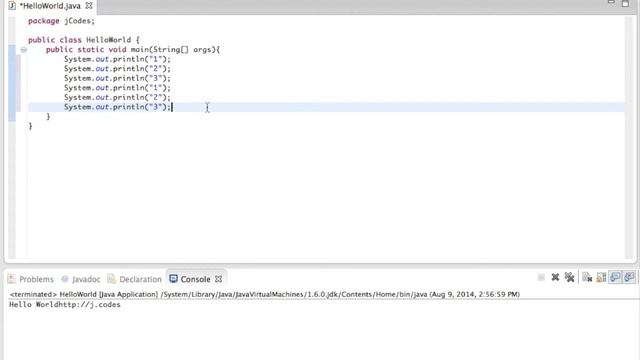 L2. Java Lab Tutorial: Multiple print statements, print v.s. println and refactoring codes смотреть онлайн