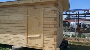 Мобильная перевозная баня из бруса под ключ в Екатеринбурге