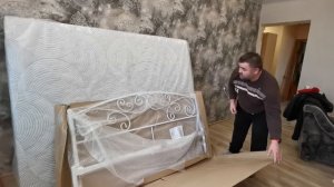 Распаковка — Двуспальная кровать Князев Мебель Лилия