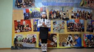 Чуприна Василина  Стихотворение Усколага барабын В школу  Стих Огдо Аксеновой