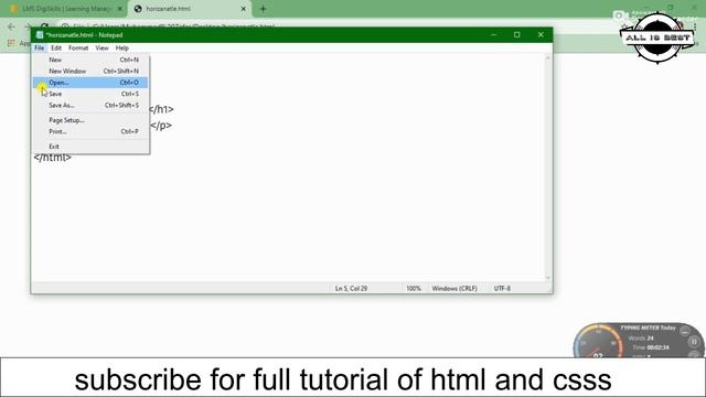 how to add horizontal lines in website with the help of html and csss  horizontal rule in html