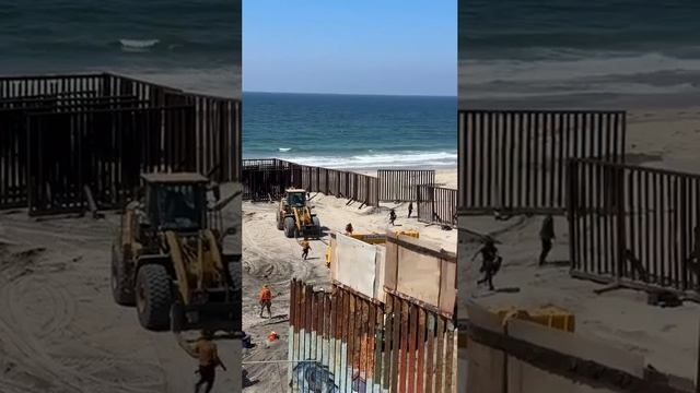 Мигранты прорываются на территорию Калифорнии на побережье