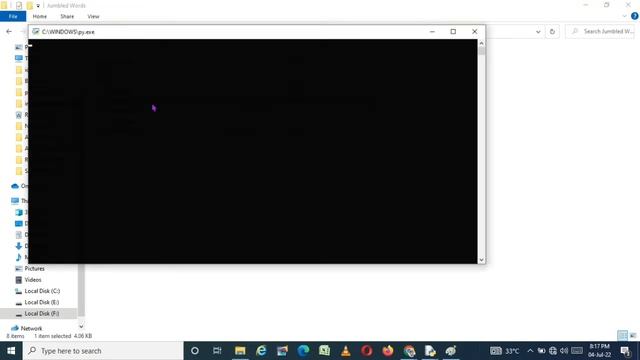 Free Jumbled Quiz Game Python Project with source code || Python Tutorial || #ravieditz