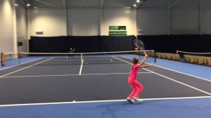 Большой теннис дети зеленый мяч | Спарринг в MARINA TENNIS CLUB | Кувшинова Елена 7 лет