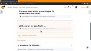 Wie kann ich Inhalte täglich zur gleichen Zeit anzeigen lassen? - Moodle 4