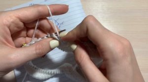 Двойная шапка с анатомическими ушками. Шапка спицами. Мастер класс. Детская шапка