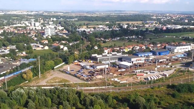 Pohled z AZ tower na Brno - HD смотреть онлайн