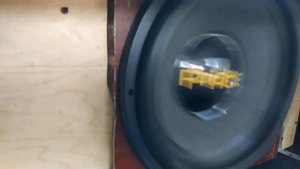 Pride T15 V3 от Kicx qs 1.1000 в 0.35 Om , короб на 200 трубе от Pride bb15 v3.