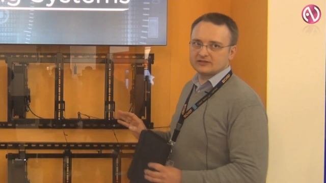 Chief ConnexSys LVS1U: крепление для видеостен на выставке ISE 2014